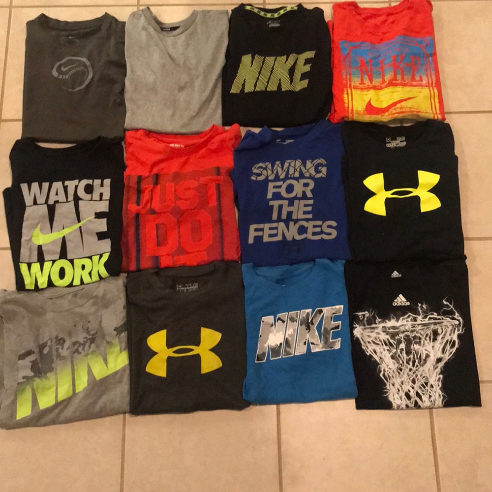 boys Athletic Shirt Lot